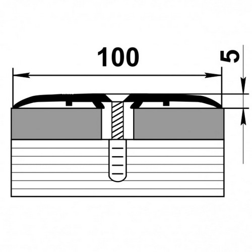 Профиль стыкоперекрывающий ПС 05.900.083