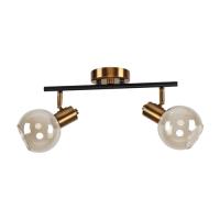 Светильник спотовый 20783 2GD+BK BR