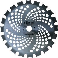 Диск (фреза,нож) для бензотриммера универсальный 255 25,4 40 с твердоспл.двусторон.напайками Sturm