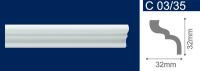 Плинтус потолочный С03 35 (112) 2м