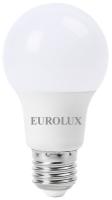 Лампа светодиодная EUROLUX LL-E-A60-15W-230-6K-E27 (груша, 15Вт, холод., Е27)