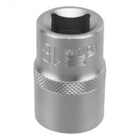 .Головка торцевая 1/2"- 18мм 6-гранная, CrV Stels