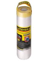 Плёнка STAYER PROFI защитная с клейкой лентой 10мкм, 2,1 15м