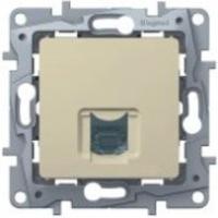 Розетка информац. 1-м СП RJ45 ETIKA 5кат UTP белый 672241