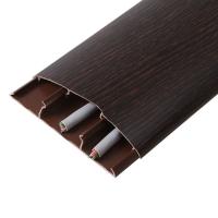 Наличник ПВХ с кабель каналом 302 - Венге черный