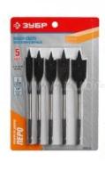 Набор сверл по дереву перовых 5 шт (12-25)    ЗУБР