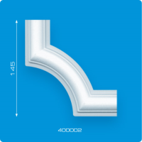 Угловой элемент ФОРМАТ к молдингу 400002 (Продаётся упак -в упак 4шт)