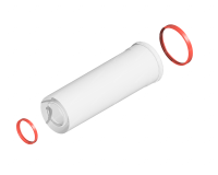 Удлиннитель дымохода коаксиальный  60 100 L 250 (Y-025M)