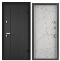 Дверь входная метал. TOREX DELTA PRO MP 860*2050 R (Т.сер.букле,RGSO,бет.изв,D6-26,черн квадр нак)