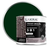 Грунт-эмаль 3в1 зеленый мох 1,7кг Лакра