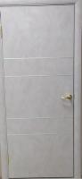 Дверное полотно Техно 4  800 2000 ПВХ Бетон бежевый