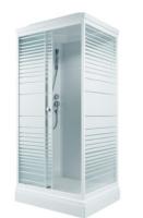 Душевая кабина TRITON Квадро -ДН4 120 80 Полосы  низ. поддон