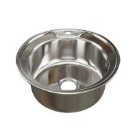 Мойка круг d.49(0.8) вып. 3 1 2 MIXLINE (глуб.18 см.) с сифоном