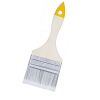Кисть плоская Хобби 75 мм, искусственная щетина, пласт. рукоятка   KORVUS