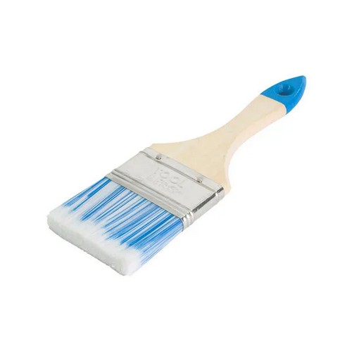 Кисть плоская “Лазурит-Стандарт”, искусственная щетина, дер. рук., 63мм,  T4P
