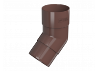 Колено трубы 135* водосток ПВХ (корич) ТЕХНОНИКОЛЬ