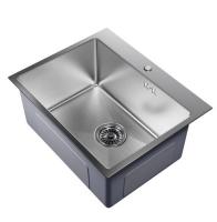 Мойка настол.монтаж 53 43 (3,0) вып 3 1 2 MIXLINE PRO 220 мм с сифоном (сатин НАНО)