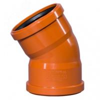 .110 отвод угол 45 наруж  ДВУХРАСТРУБНЫЙ