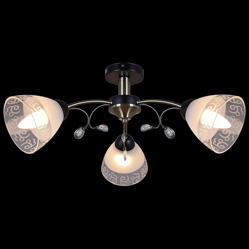 Люстра потолочная IL0287-3CSQ-29 BK AB
