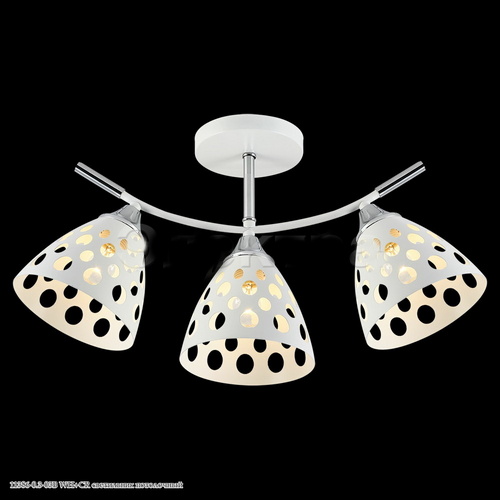 ,Люстра потолочная 11386-0.3-03B WH+CR