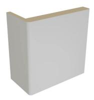 Наличник дверной ALBERO телескопический плоский 24*70*2150 Эмаль ПП Белый