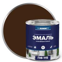 Эмаль ПФ-115 коричневая 2,7кг PROREMONTT