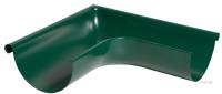 Угол жёлоба внутренний 90* (90/125 зеленый) Аквасистем RAL6005