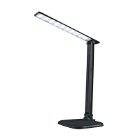 Светильник настольный светодиодный ССО-02Ч 10Вт сенсор-диммер адаптер черный IN HOME