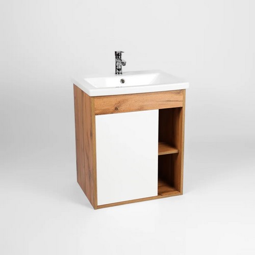 Тумба подвесная БОСТОН 60 белый 1 створка (под COMO60) VIANT