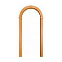 Арочный блок  Романский широкий  ПВХ Миланский орех 600 80 1800 со сводорасш.