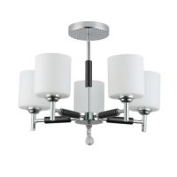 Люстра подвесная классическая 20202 5CR+BK WT