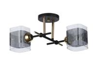 ,Потолочная люстра Д8035 2 BK+FG (10)