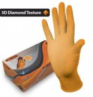 E-DUO Orange 290 XL перчатки универс. нитрил.