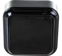 Выключатель 1кл. черный ОП 10А, 220В Пралеска (А16-131Ч)