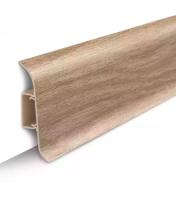 Плинтус IDEAL КЛАССИК Дуб Беленый с сил. краем и каб. каналом 2,2м