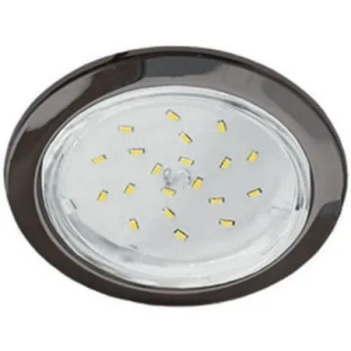 ,Светильник точечный LM-GX53-B H4 мет,встр. черный хром, кольцо в комп 106 83 38мм  Включай