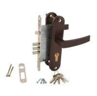Замок врезной  Просам  цилиндровый ЗВ 4-31 55 (78928) с ручками