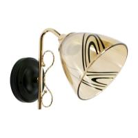 Бра 12098 1wBK+FG AMB+BK