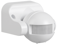 Датчик движения настенный  1100W 180гр. 12м IP 44 (ДД 009) белый