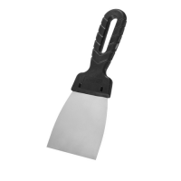 Шпатель фасадный нерж. с пластм. ручкой 80мм