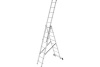 Лестница ал. 3-х секц 3 8 NV 1230, вес 9,3 кг, макс.длина 4,74 м, раб. высота 5,33 м Новая Высота
