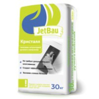 Штукатурка гипсовая БЕЛАЯ ручного нанесения "Кристалл" 30кг (50шт/пал) JetBau