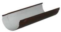 Желоб водосточный ВЕГАСТОК ф125мм 3м коричневый (RAL8017) 