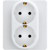 Розетка 2X2К+З INSPIRIA бел.673750