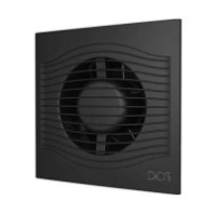 Вентилятор МАTT BLACK SLIM 4C d100 с обратным клапаном (Эра)