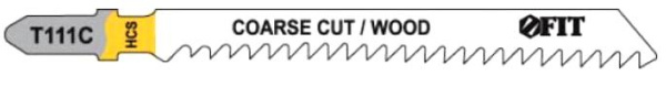 Пилки для электролобзика по дереву, 100 74, Т111С (2шт)   FIT HQ