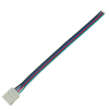 Коннектор: соединительный кабель с одним 4-х конт.зажимным разъемом 10mm LED SC41C1ESB Ecola