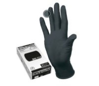 Перчатки MANUAL BN117 смотр.нитрил. L (черные)