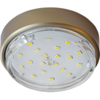 Светильник накладной LED GX53 FG53FFECD золото ECOLA