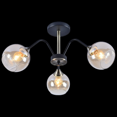 Светильник потолочный 01233-0.3-03 BK+AB